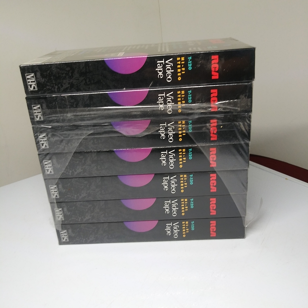 RCA VHS Blank tapes unoppened